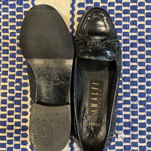 Amalfi black leather loafers - Picture 3 of 3